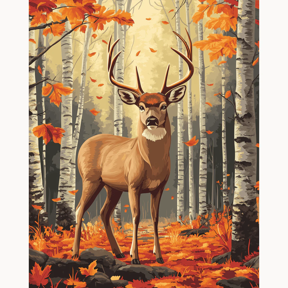 Autumn Deer - Image 2