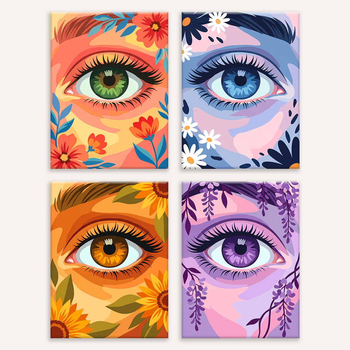 Floral Gaze | 4 Mini Kits