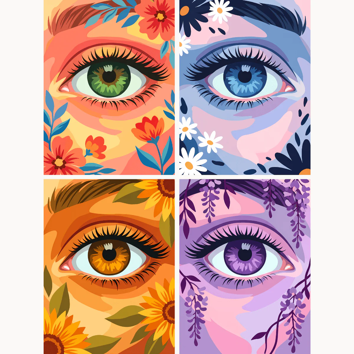 Floral Gaze | 4 Mini Kits - Image 2