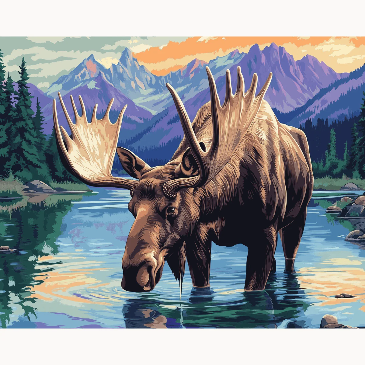 Moose Landscape - Image 2