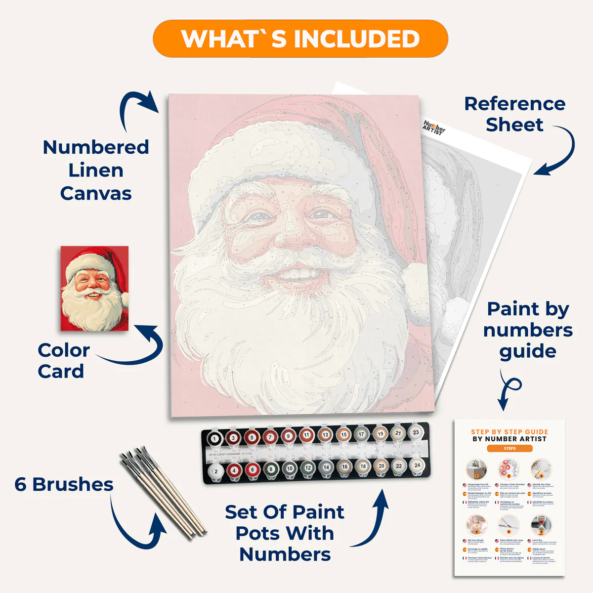 Portrait of Santa - Image 3