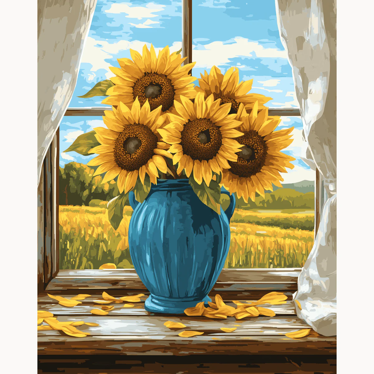 Sunflower Windowsill - Image 2